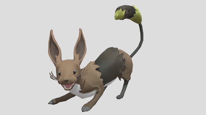 Critter Creature 3D Model