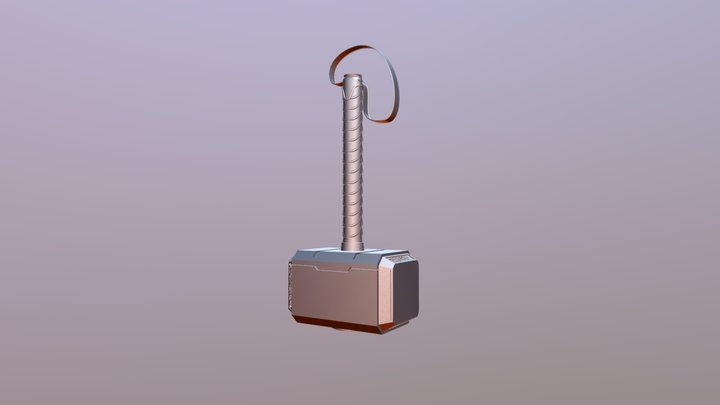 Thor Hammer 3D Model