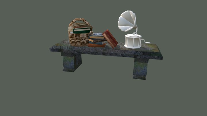 Grandma's House - Model 2 More Detailed Props 3D Model