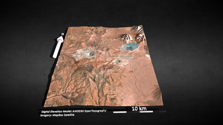 Minera Collahuasi - Iquique, Chile. 3D Model