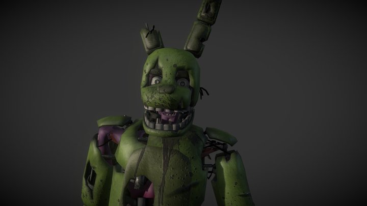 Springtrap WIP 3D Model