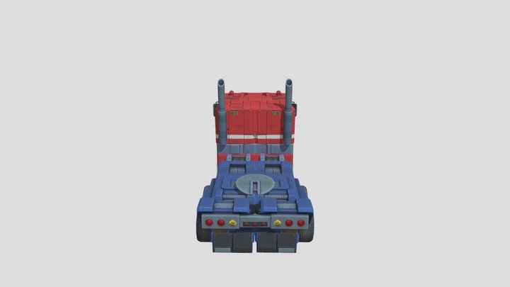 Geb Optimus Prime Truck 3D Model
