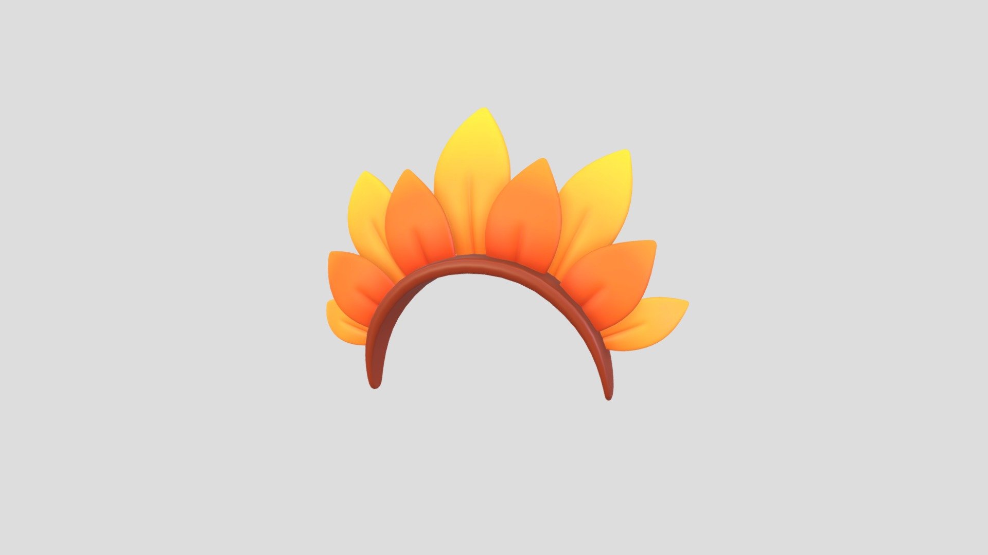 Headband024 Leaf Headband - Buy Royalty Free 3D model by Babara ...