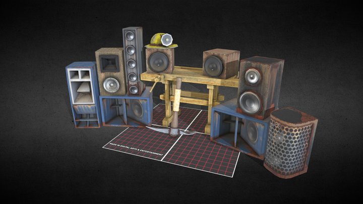 DAE 5 Finished props - Rustborn 3D Model