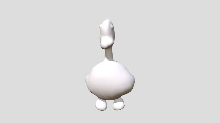 Duck Model with Texture 3D Model