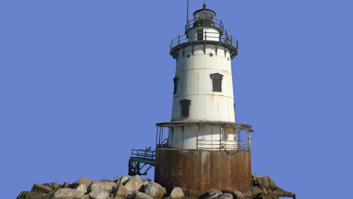 The Conimicut "Sparkplug" Lighthouse 3D Model