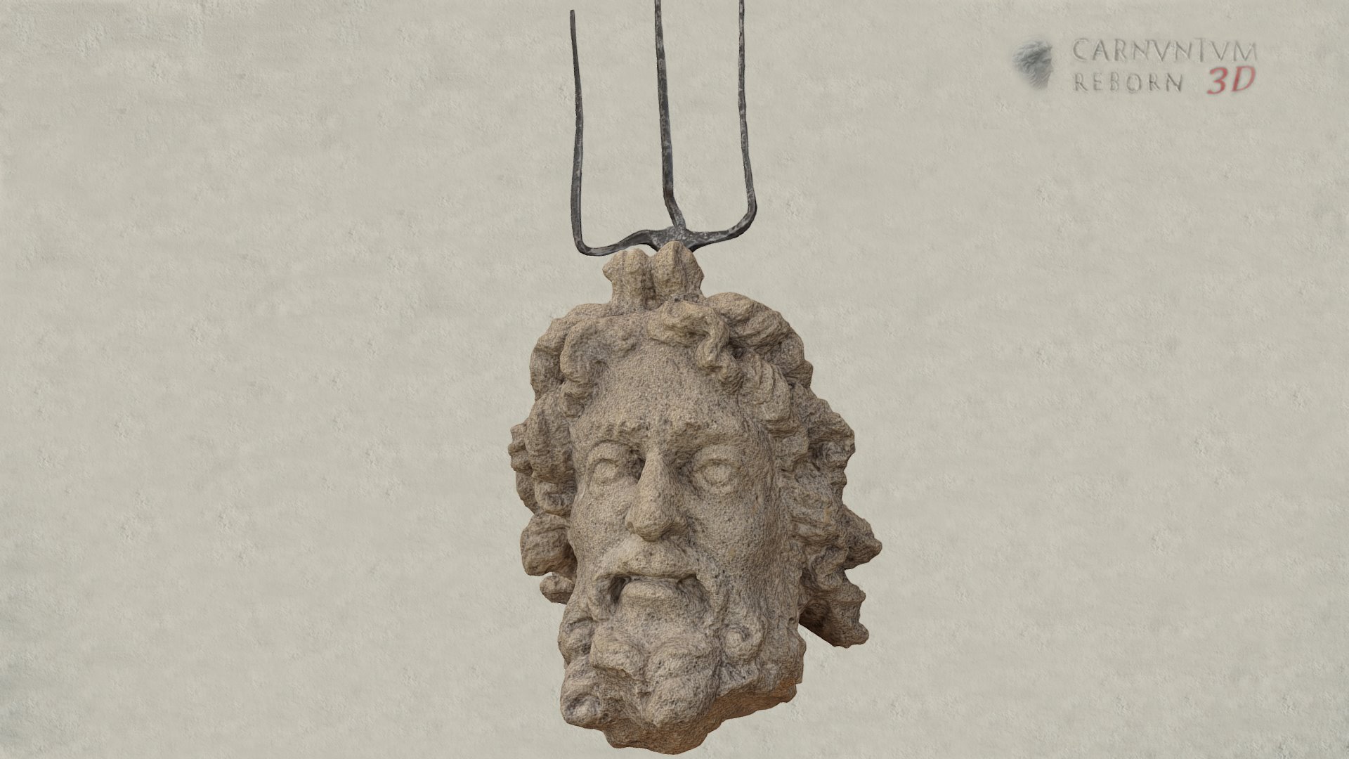 Kopf einer Jupiterstatue — Sketchfab embed 3D viewer