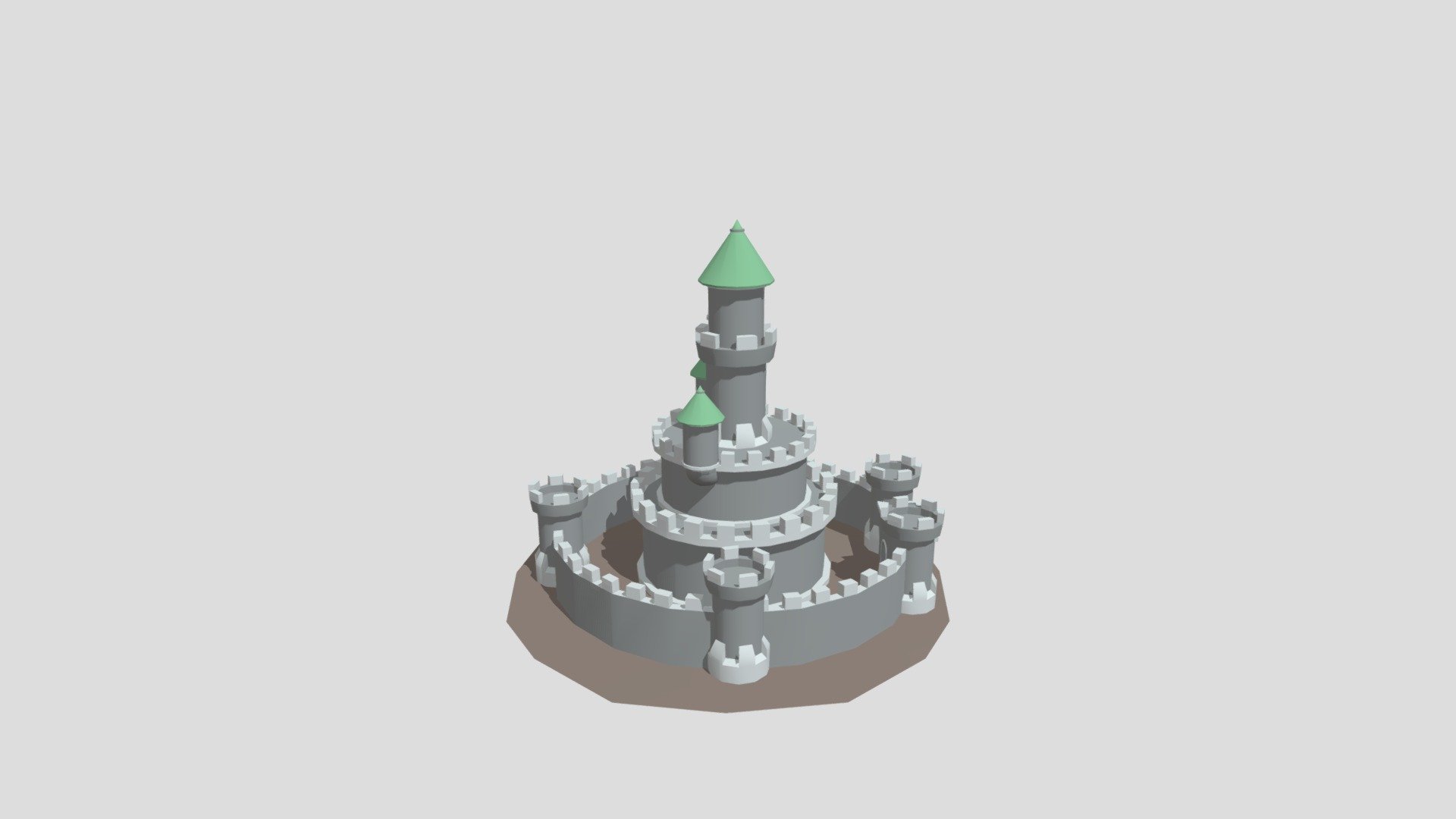 Castle From Poly By Google - Download Free 3d Model By Ironequal (@ie 