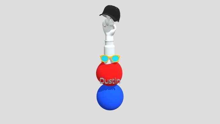 Dustin Stranger things hat 3D Model