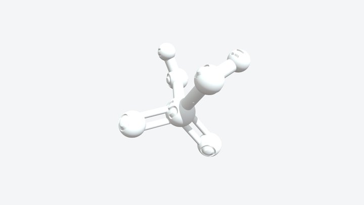 Sulfuric Acid 3D Molecular Model — CAS 7664-93-9