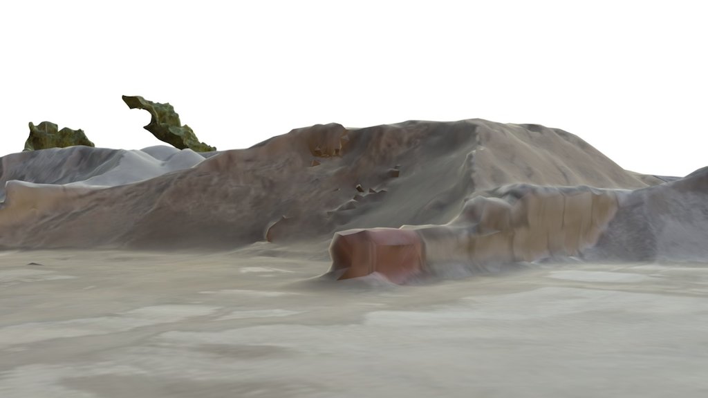 Avoca Stock piles Simplified 3d Mesh