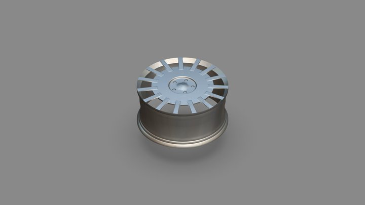 OZ RACING WHEEL 3D Model