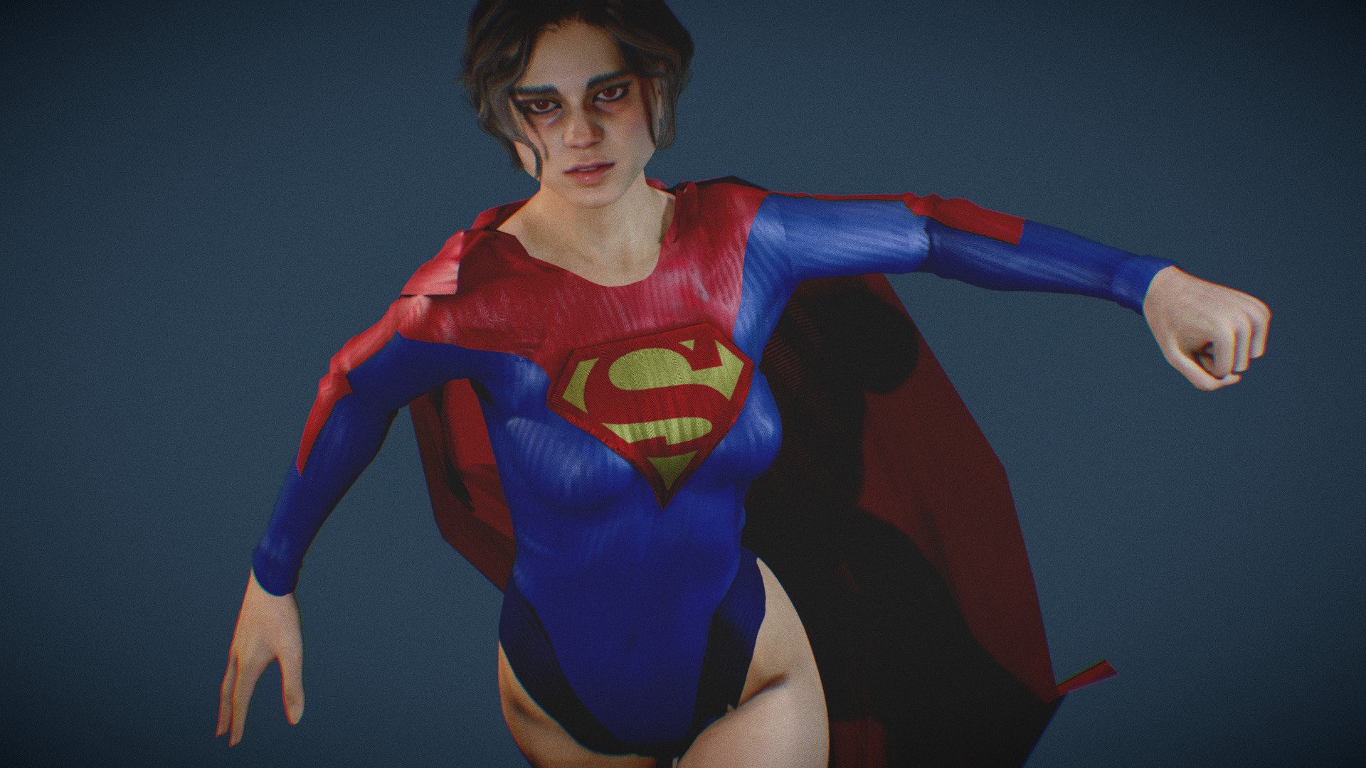 SuperGirl (flash version) WIP - Buy Royalty Free 3D model by Cg Stuff (@bok...