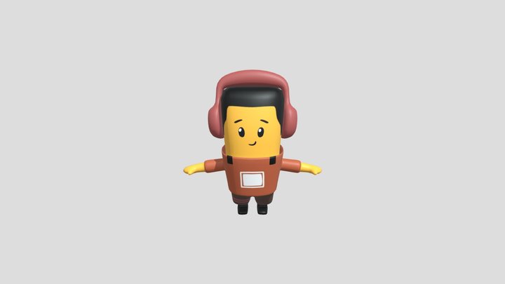Character 1 for Game Jam+ 3D Model