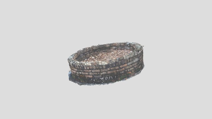 Brick Planter 3D Model