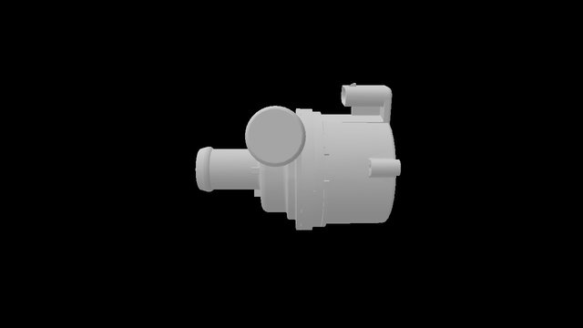 BLDC Water Pump, 1.24.021.XXX, 12V 3D Model