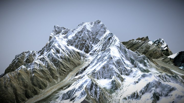 Nanga Parbat NASADEM Esri 3D Model