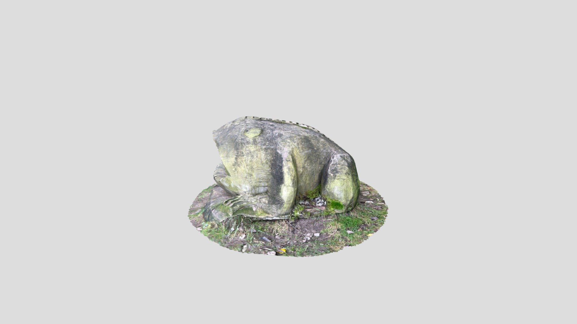 Frog sculpture