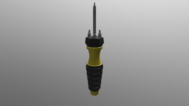 Multi-Head Screwdriver 3D Model