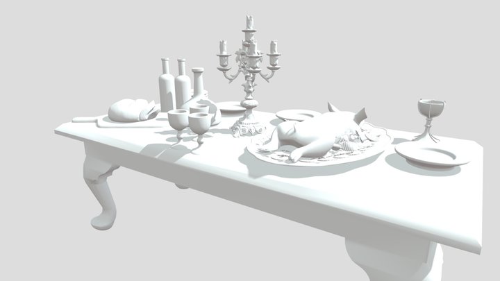 pirate table 3D Model