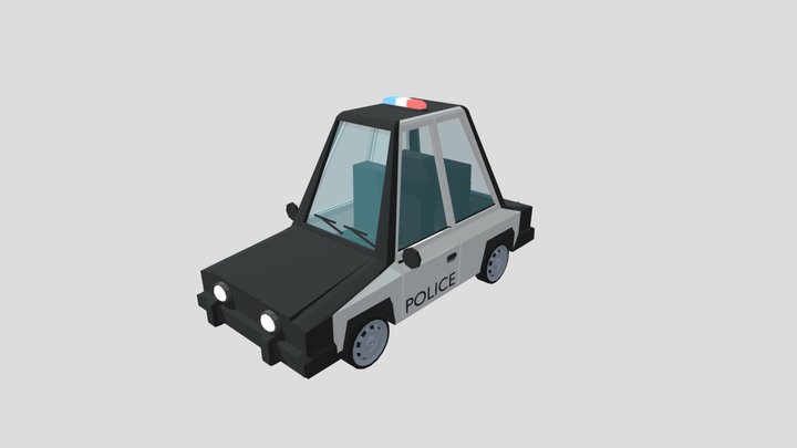 Police car 3D Model