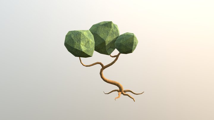 More Crooked Tree 3D Model