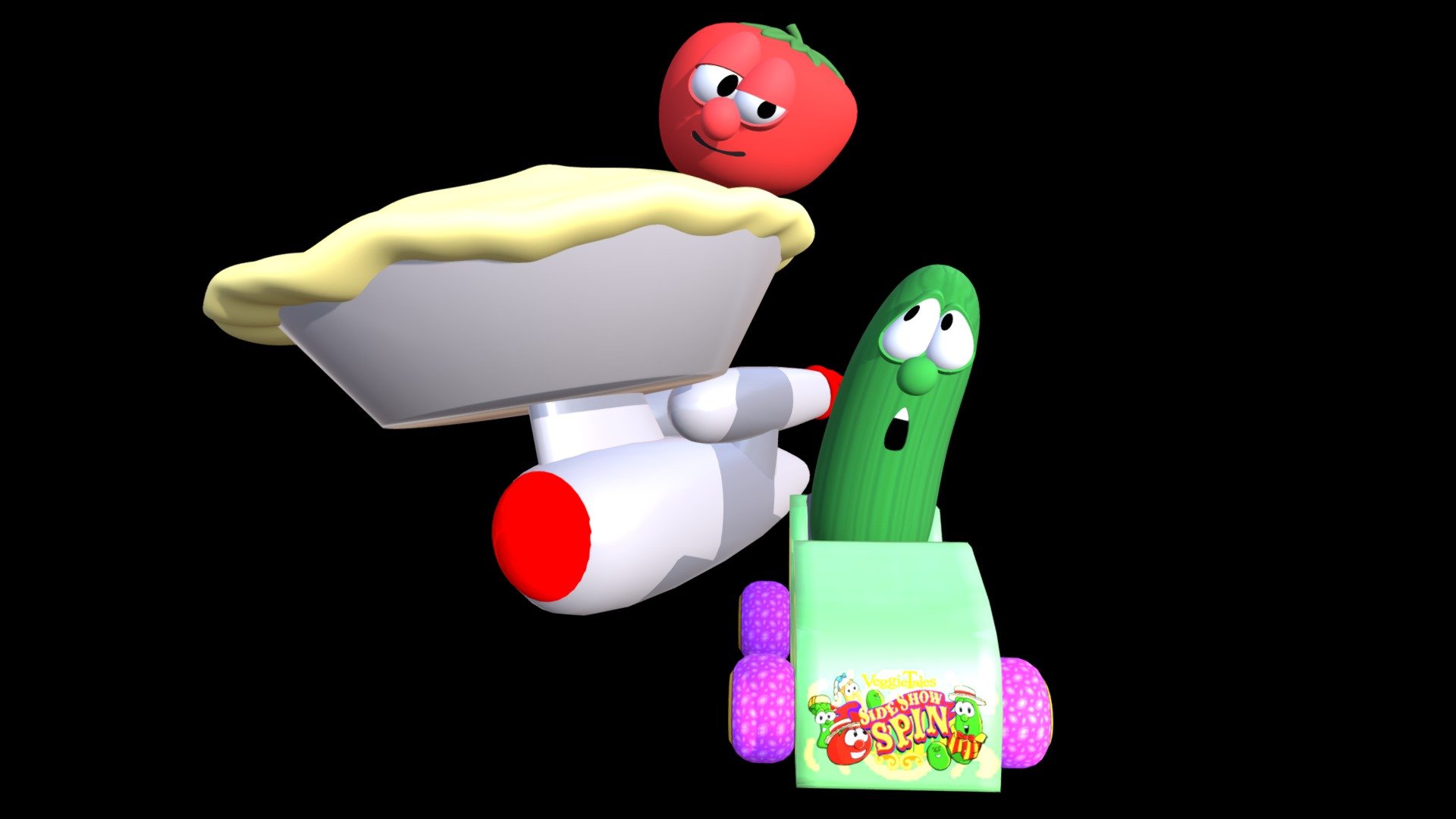 ...on Wii U, into ones from the Animated TV Show, VeggieTales, which has re...