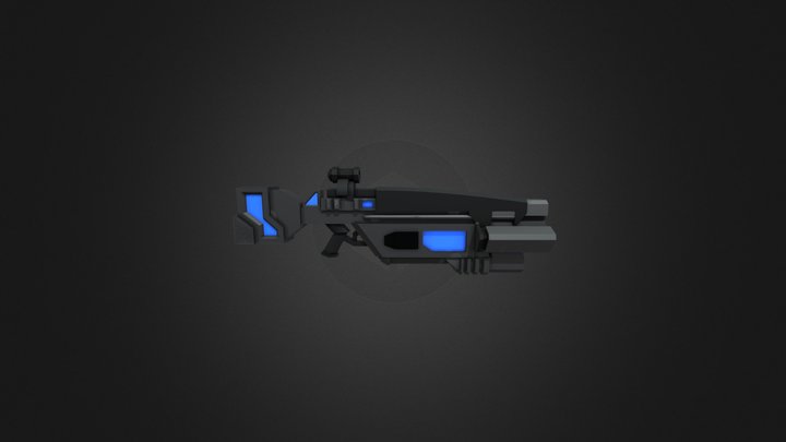 Sci_Fi_Gun_Model_3DCOAT 3D Model