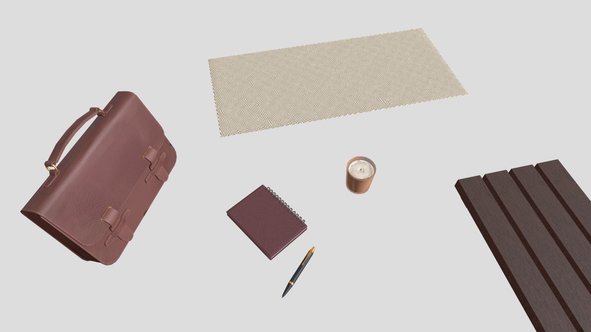 6 small objects - Download Free 3D model by ceciliapixart [ec53a8c ...