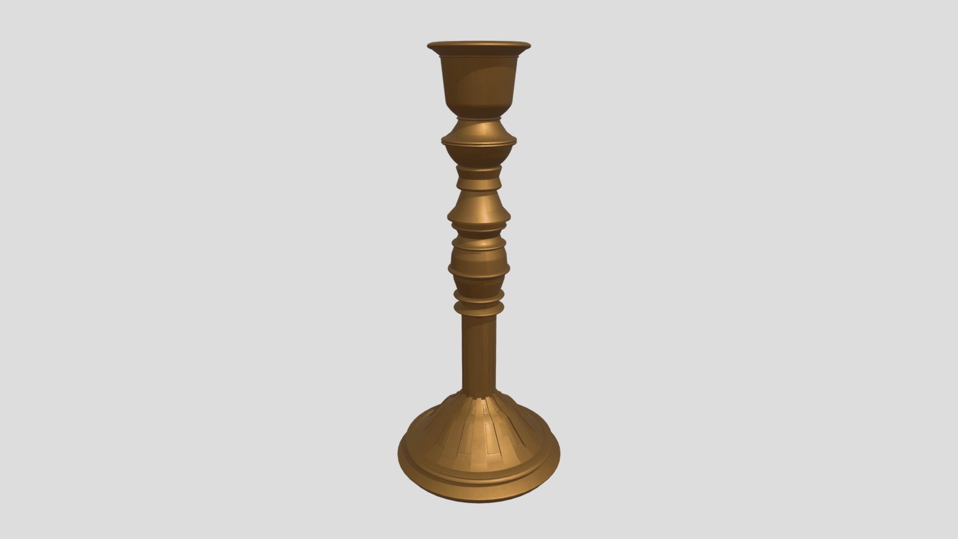 Victorian Candlestick 3D model by King_Scoprio [ec54392] Sketchfab
