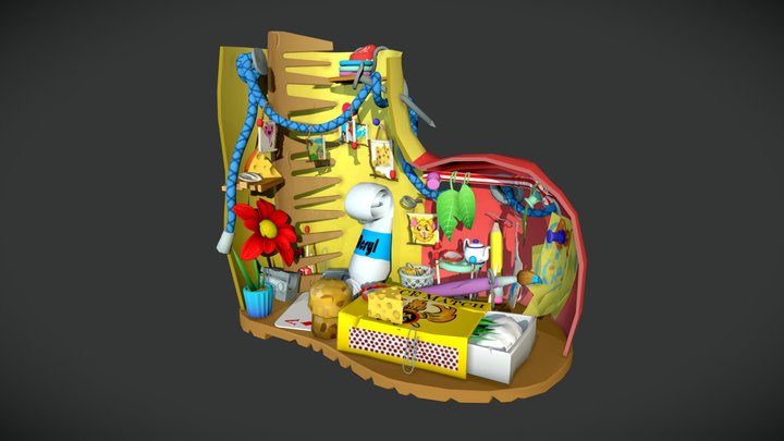 Mouse atelier - DAECrib 3D Model