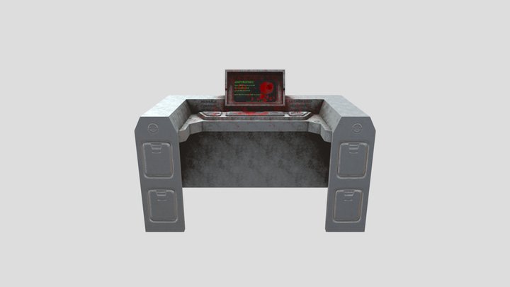 Abandoned US Military Missile Control Station 3D Model