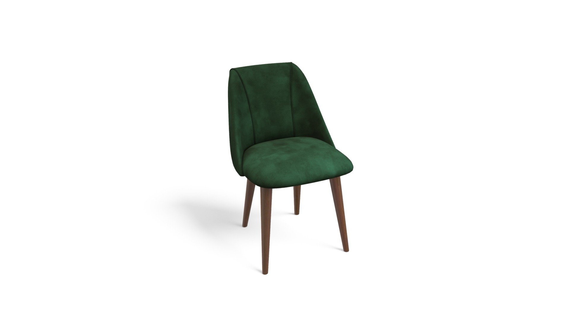 Set Of 2 Lule Dining Chairs, Pine Green Download Free 3D model by (madeit) [ec57278