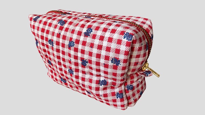 Handmade cosmetic bag 3D Model