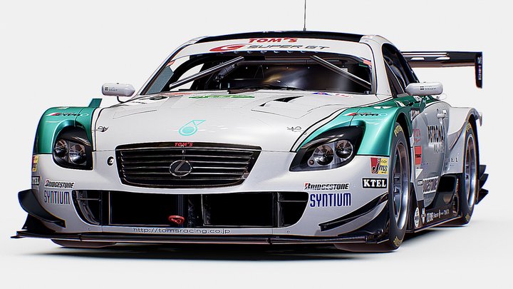 Lexus SC GT500 | www.vecarz.com – Modelo 3D gratuito STL