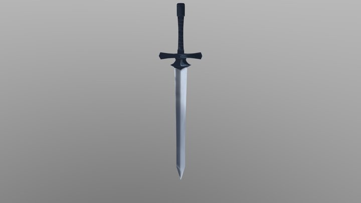 Simple Sword 3D Model