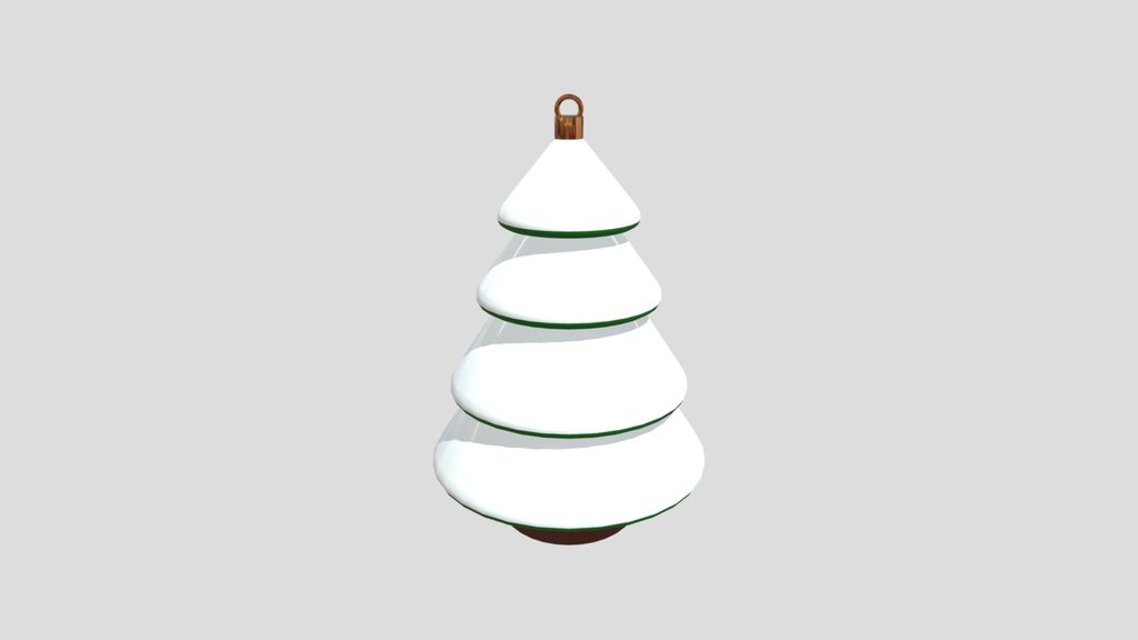 Snow Tree Decoration