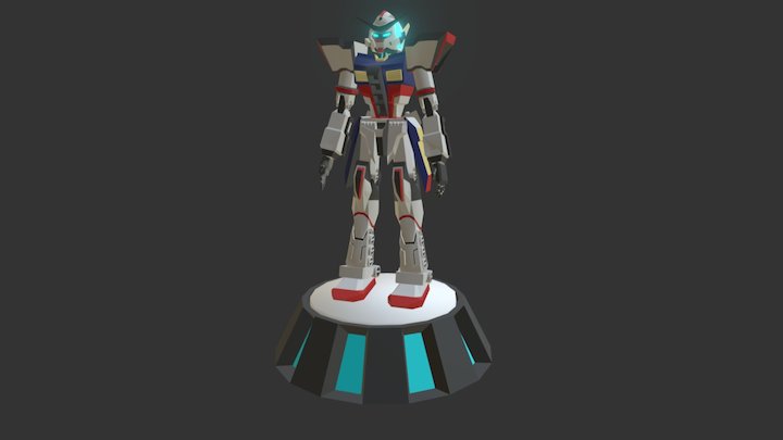 Gundam 2 3D Model