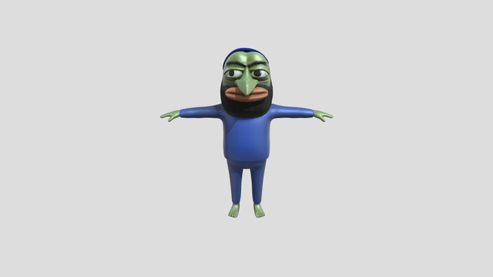 Jewish Pepe 3D Model