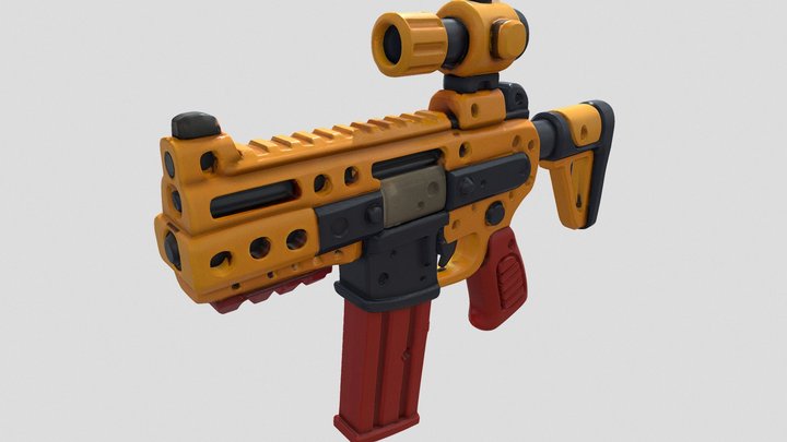 Cartoon-gun 3D models - Sketchfab