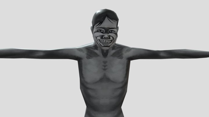 No I'm not a Human Pale Visitor (intruder) 3D Model
