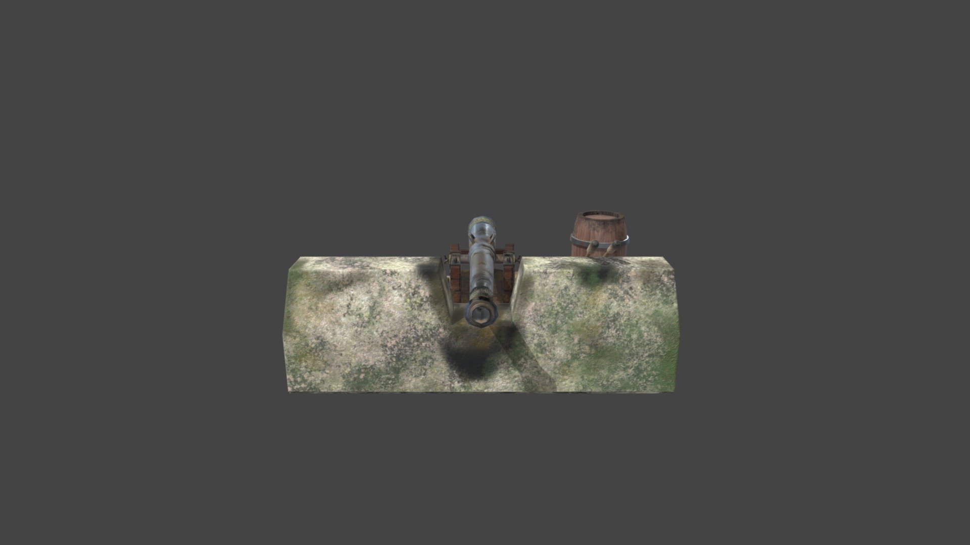 Cannon in Environment Render