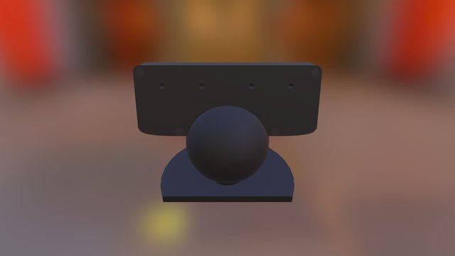Hi- Res PS Eye Base Station - Finished 3D Model