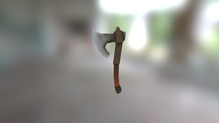 Fundamentals of Texturing - Hand Painted Axe 3D Model
