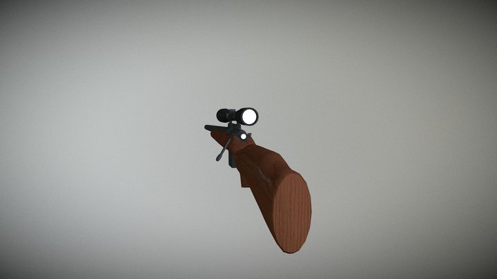 Sniper 3D Model