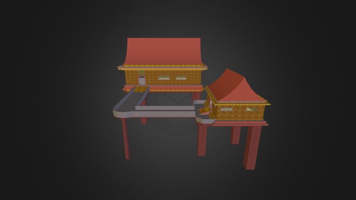 Golden Palace 3D Model