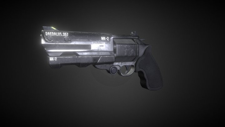 Daedulas.357 Revolver 3D Model