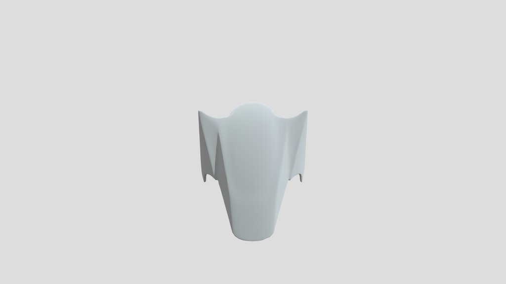 White motorcycle front fender