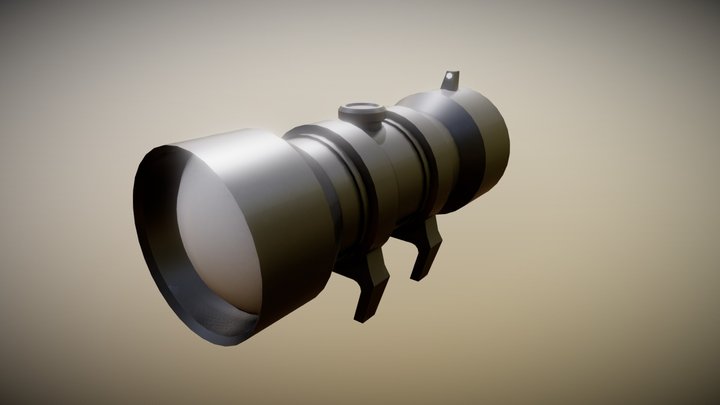 Unity Simple Scope Shader - Z400 Scope 3D Model