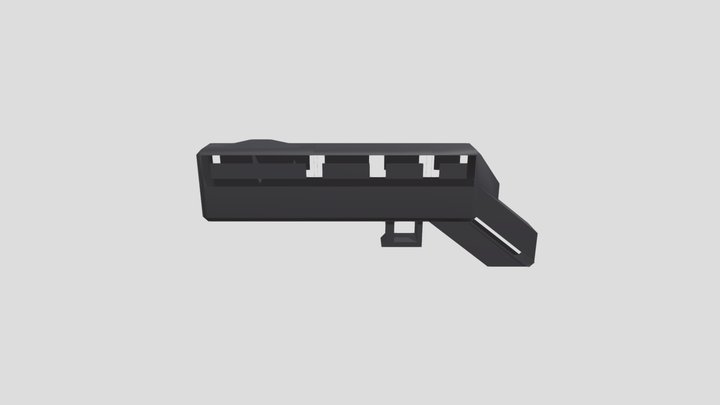 Toxic Pistol 3D Model